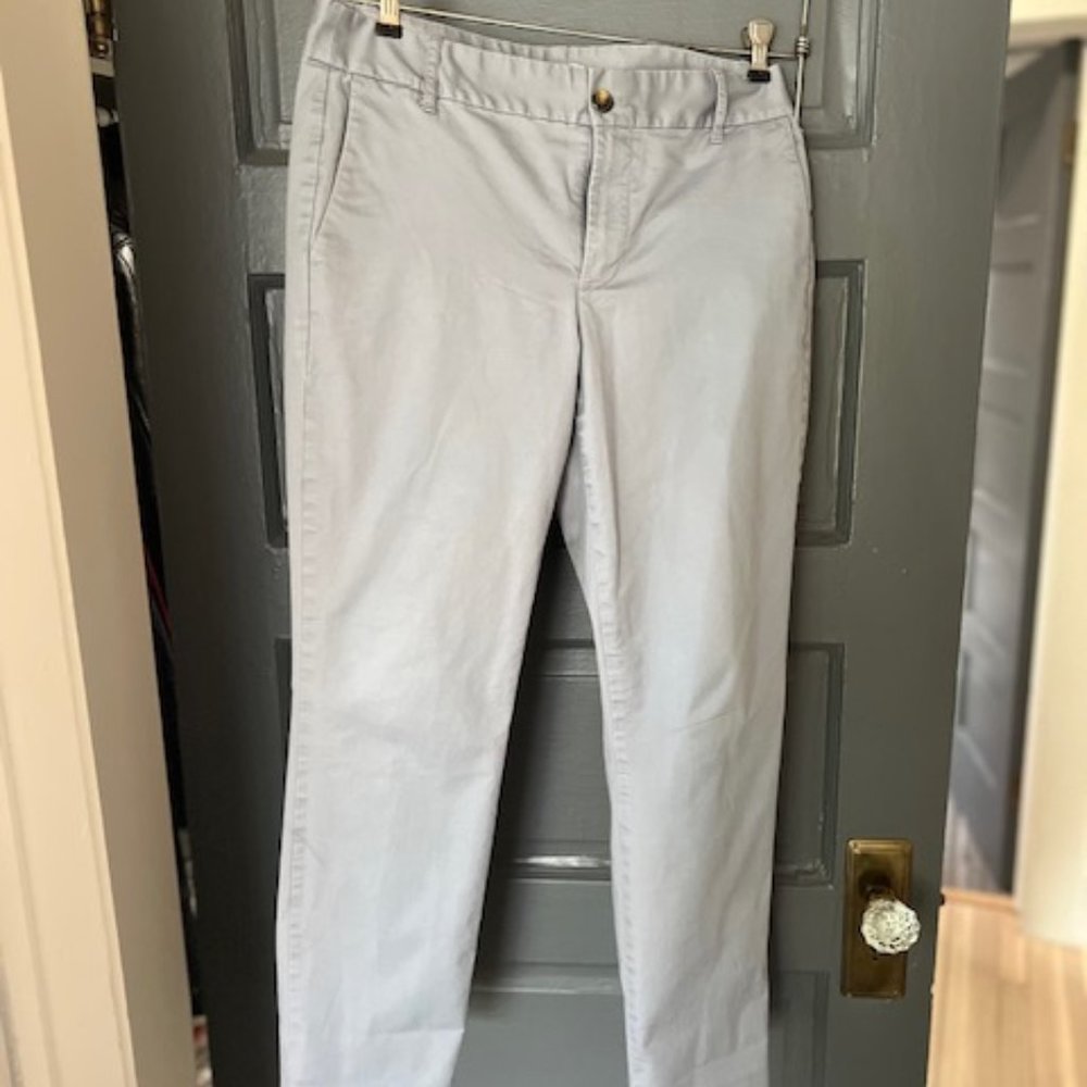 J. Crew Light Blue Slim Broken-in Boyfriend Chino Khaki Ankle Pants